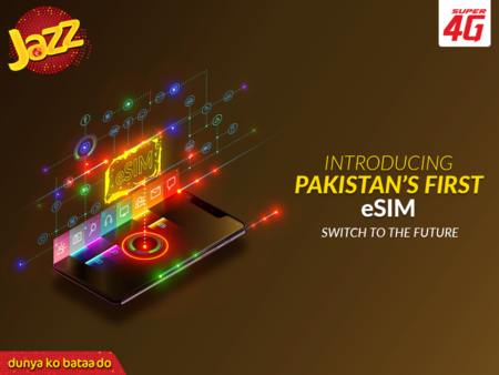 Jazz 4G eSIM Pakistan